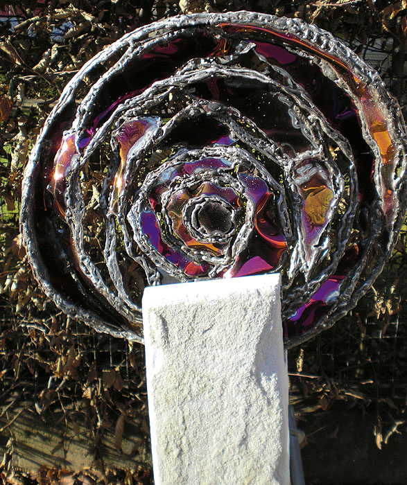 Grave Marker, Stainless Steel Artwork